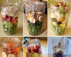 smoothie meal prep and shopping ingredients for weight loss