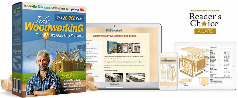 TedsWoodworking 16,000 Woodworking Plans